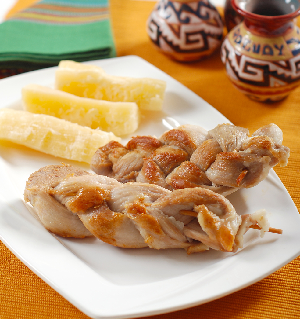 Chicharõ trenzado de cerdo 