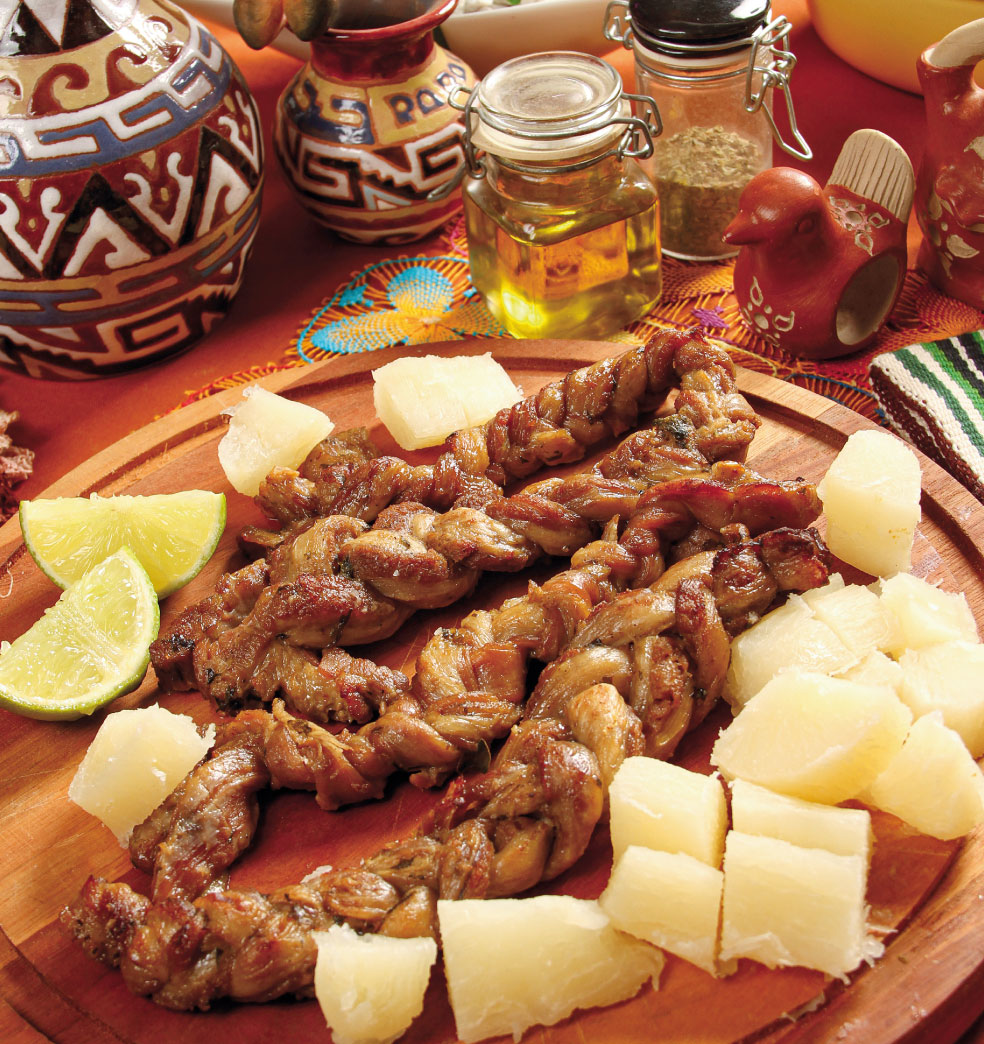 Chicharõ (o chicharrón) trenzado