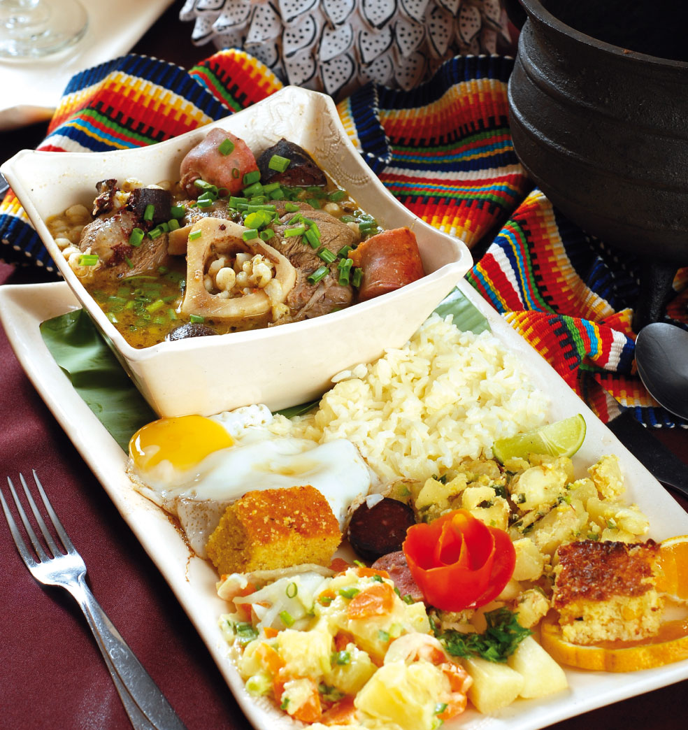 Puchero con locro heterei