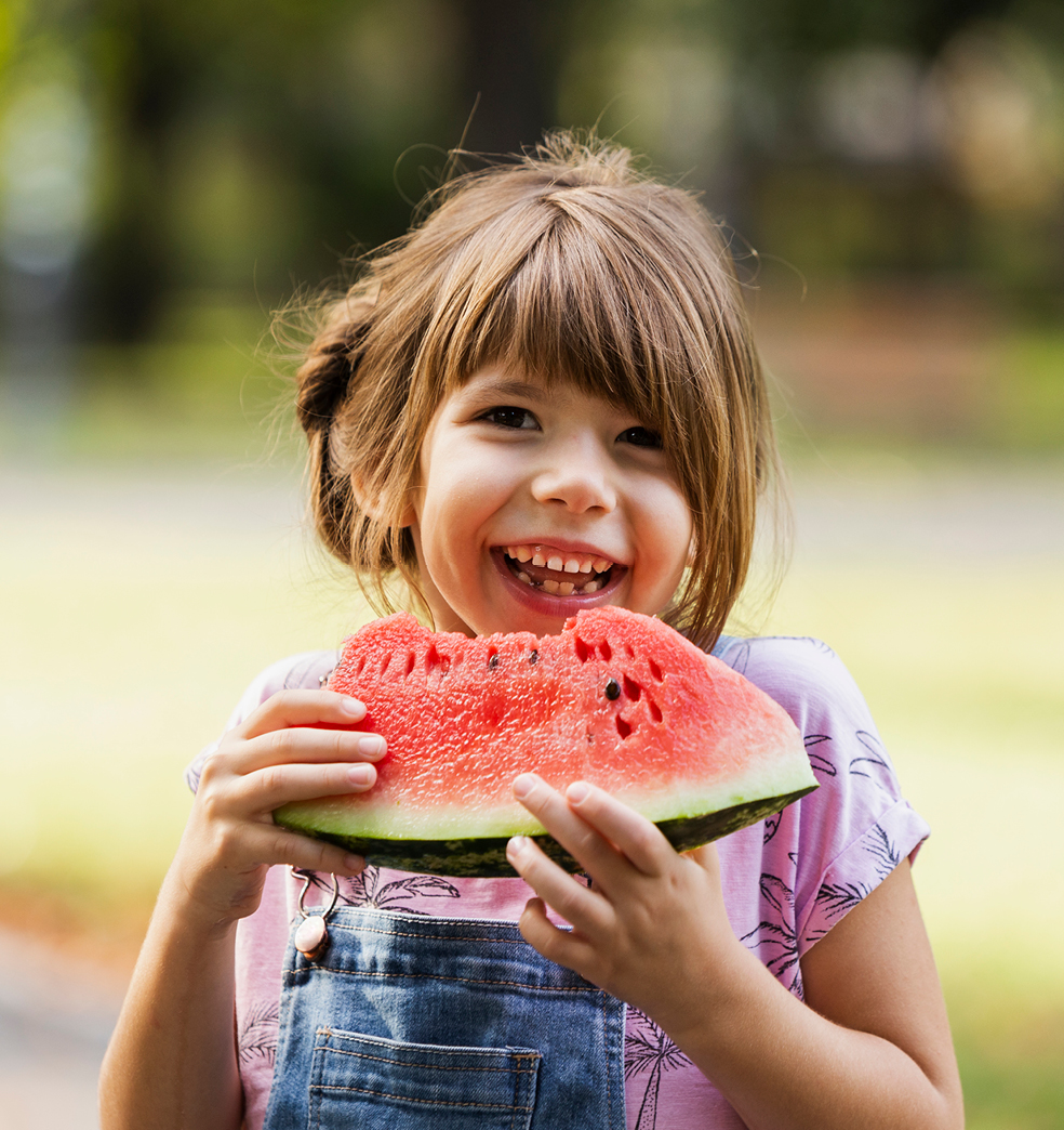 Alimentos saludables y frescos en el verano para nuestros hijos