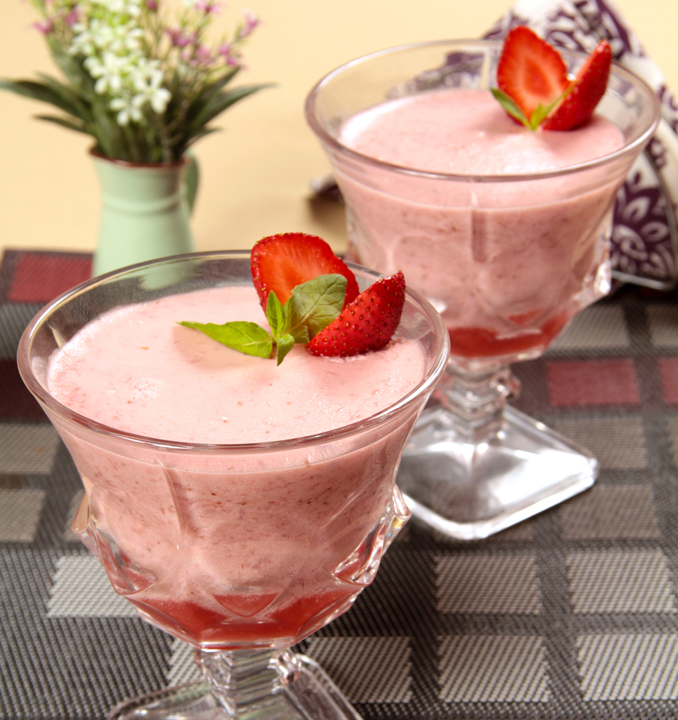 Bavaroise liviano de frutilla