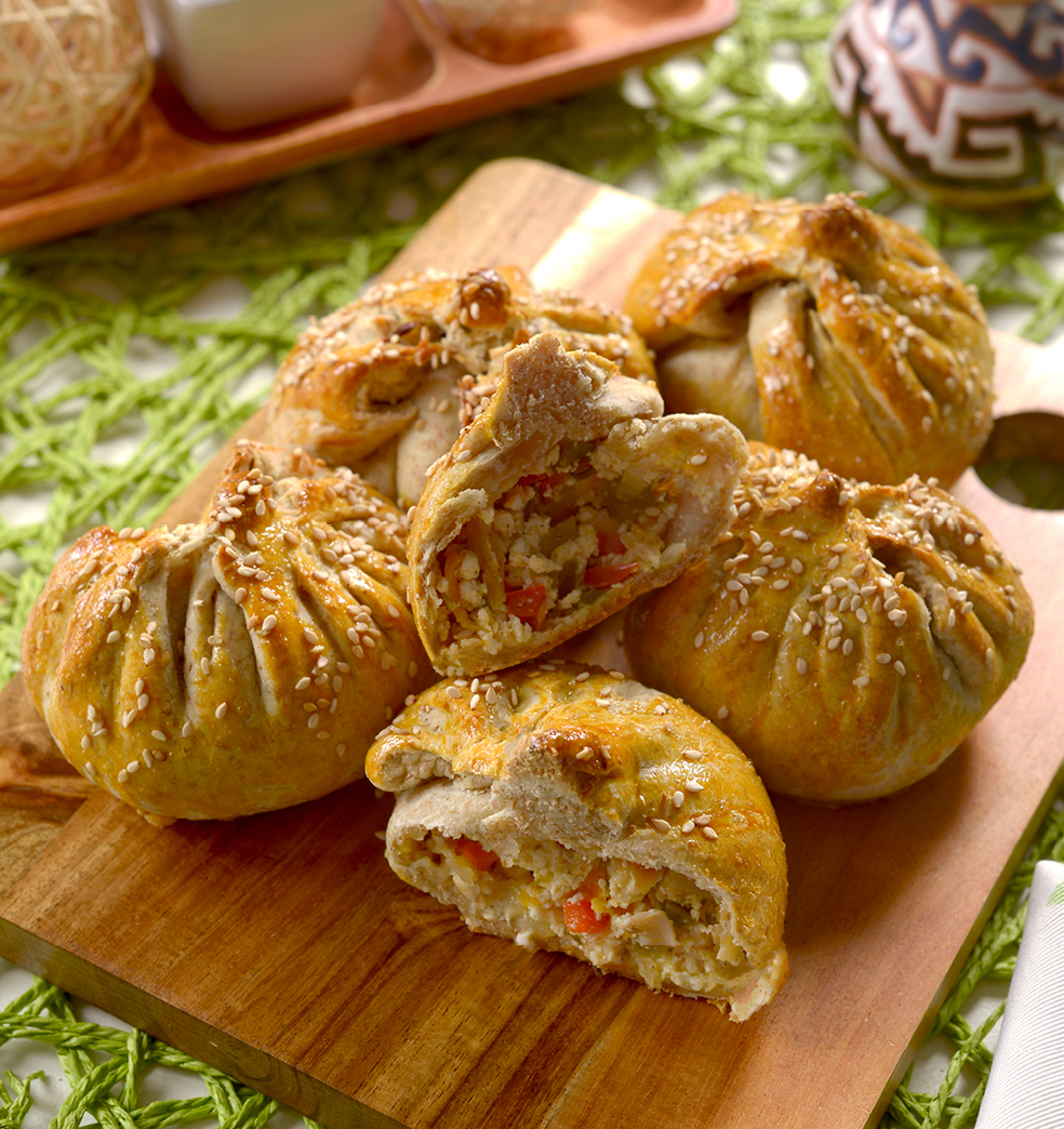 Empanadas de pollo al horno 