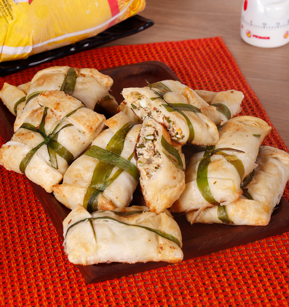 Empanadillas de pollo al curry