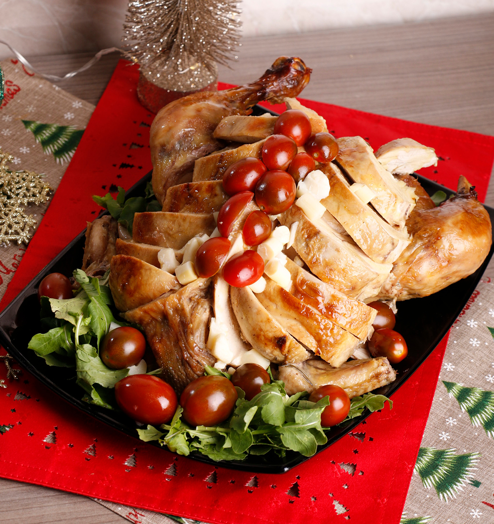 Gran pollo navideño