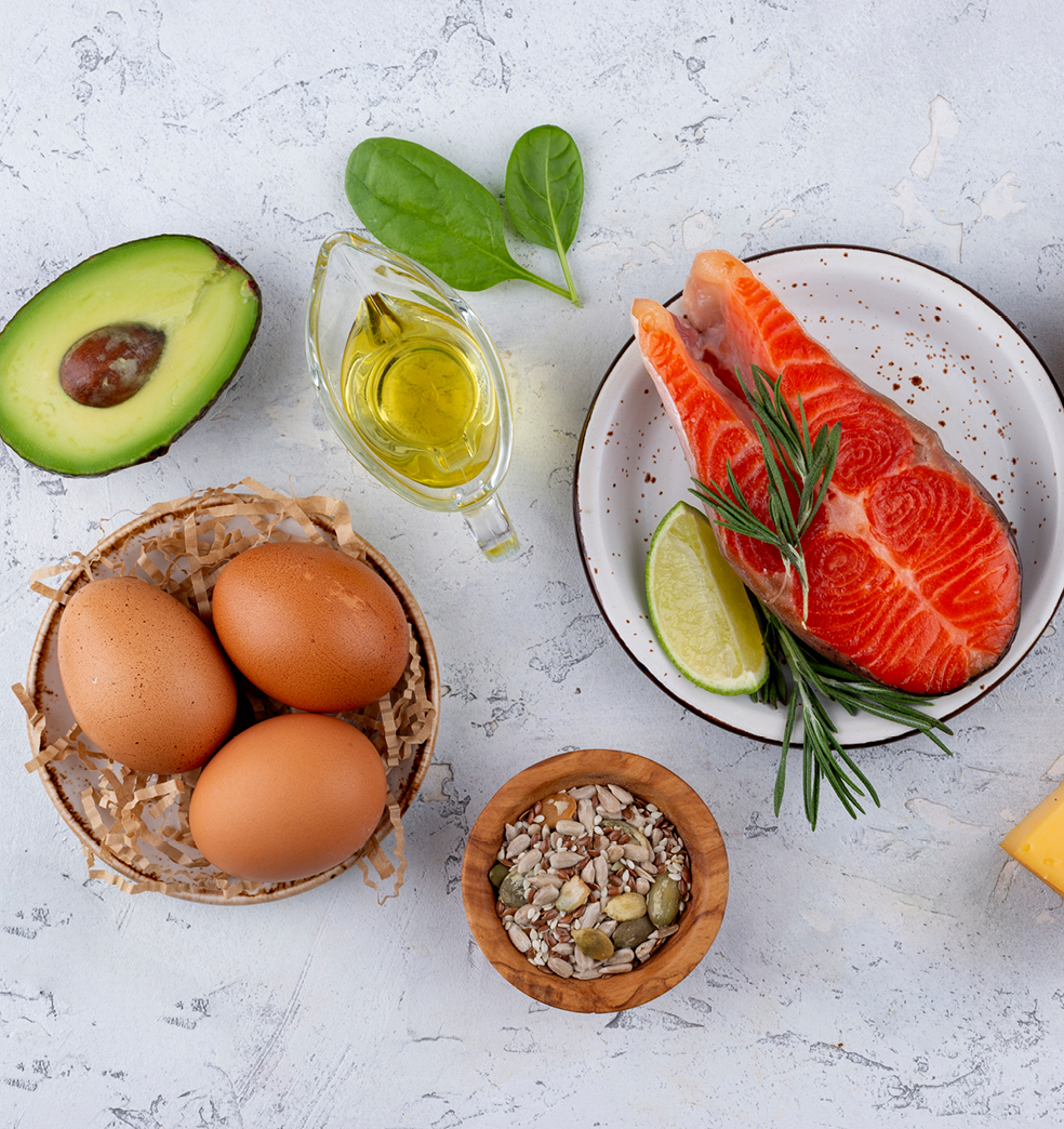 Grasas en la dieta keto