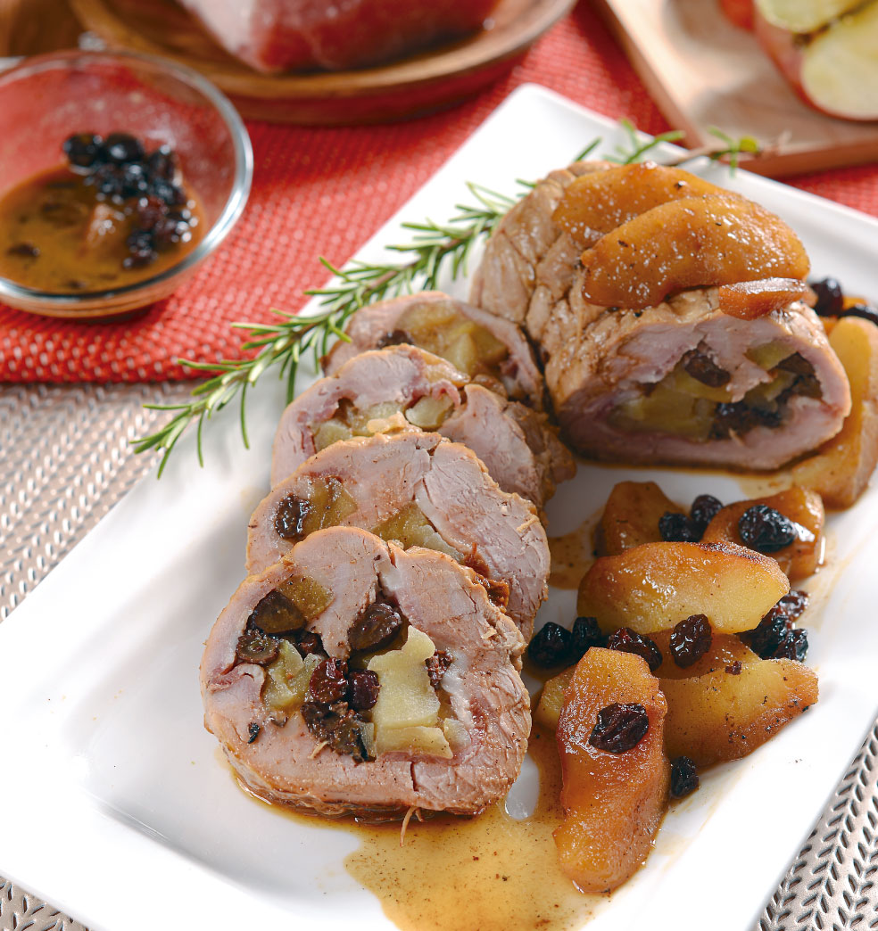 Lomito de cerdo a la sidra (4 personas)