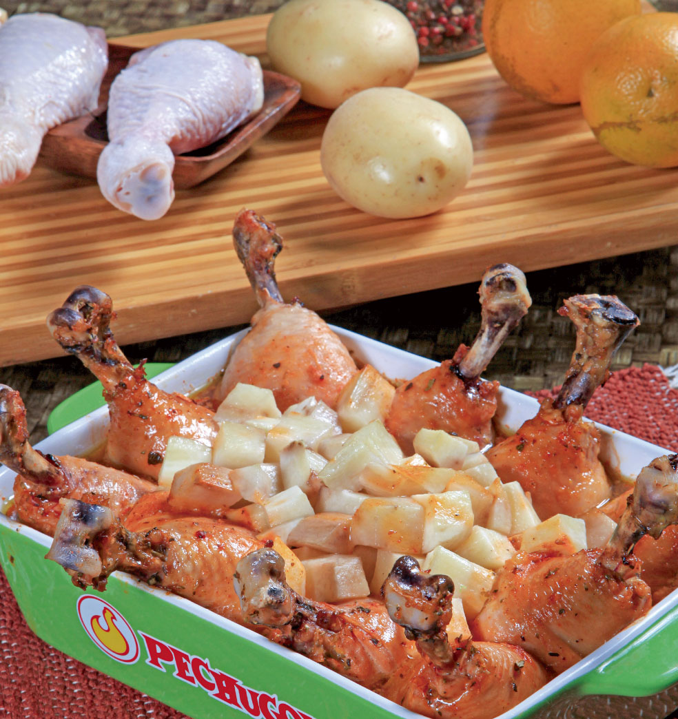 Muslitos de pollo a la naranja