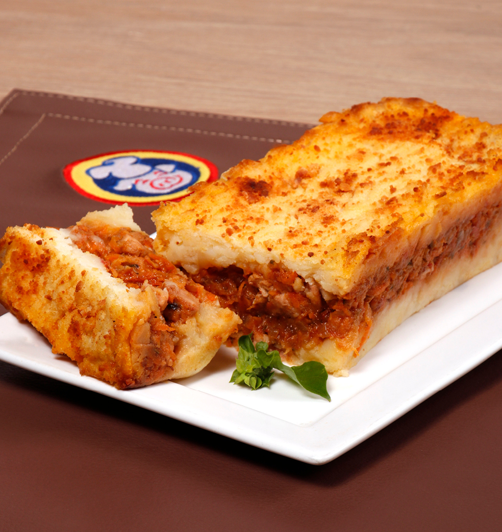 Pastelon de papas y cerdo