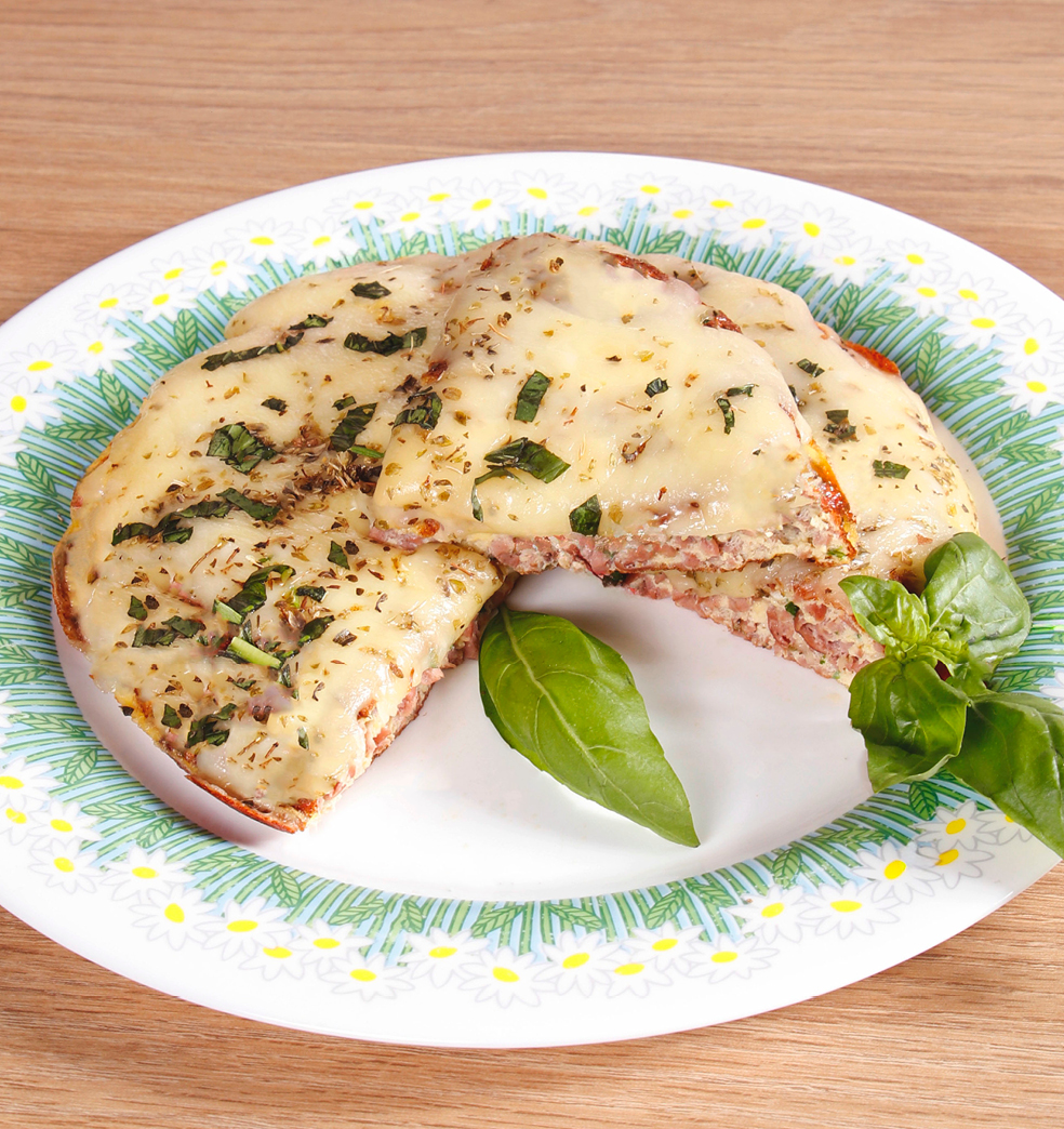 Pizza Con Masa De Chorizo