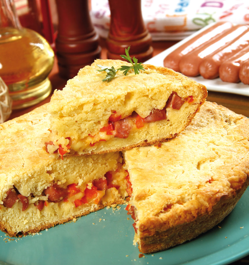 Tarta de panchos y queso